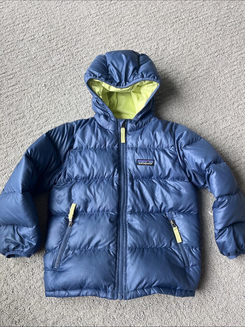 Patagonia Hi-Loft Down Hoodie 4T like new
